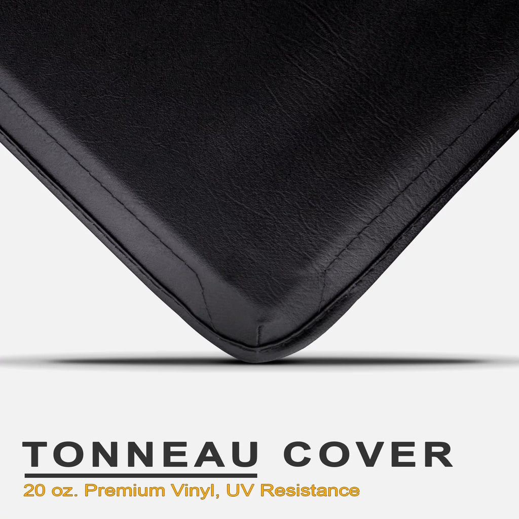 Stehlen 733469490432 Soft Tri-Fold Tonneau Cover with Truck Bed LED Lights For Memory 1500 2009-2018 / Classic 2019-2022 5.7 Feet ( 68.4" ) Short Bed