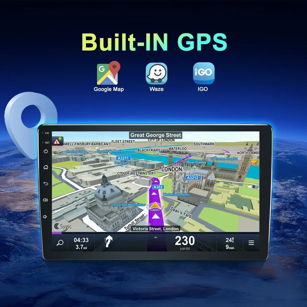 4-64GB Android13 For Honda CRV 1997-2001 Carplay Car Stereo Radio GPS WIFI CAM