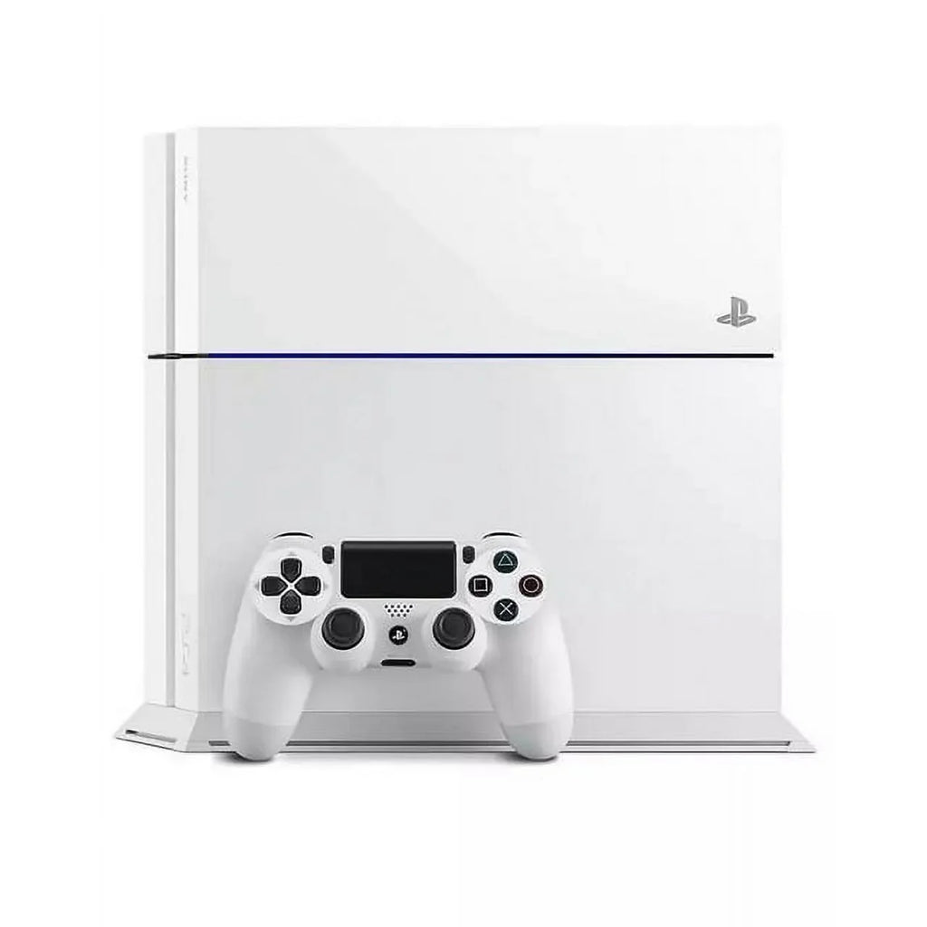 Sony PlayStation 4 500GB Gaming Console White HDMI Cable with BOLT AXTION Cleaning Kit Bundle Like New