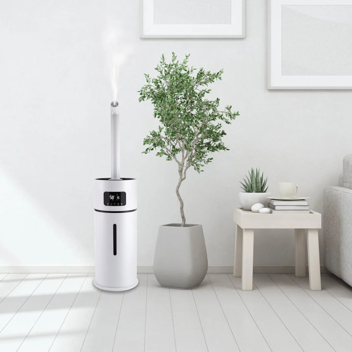 DENEST 4 Gal Commercial Large Humidifiers Style Industrial 360° Humidifier Whole-House