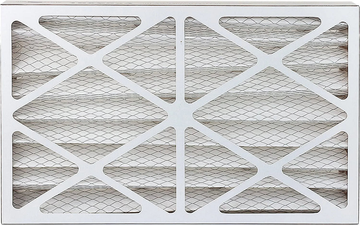 Filterbuy 16x25x4 MERV 8 Pleated HVAC AC Furnace Air Filters (3-Pack)