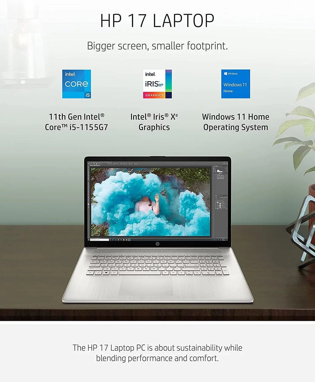 HP Pavilion 17.3-inch IPS FHD (2022 Model), Heart -1155G7 (Beats i7-1165G7), Iris Xe Graphics, 12GB Random Access Memory 512GB PCIe Flash Storage Backlit Keyboard, Long Energy Source Life, Webcam, Win11
