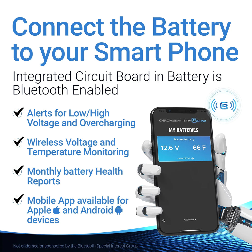 Chrome Cell Now Ytx20l-bs (20l-bs 12 Volt,18 Ah, 270 Cca) ligent Wireless Smartphone Connectivity AGM Energy Source for Personal Watercraft - Brp (sea-doo) 900 Gti 90 Years (2018 - 2020)