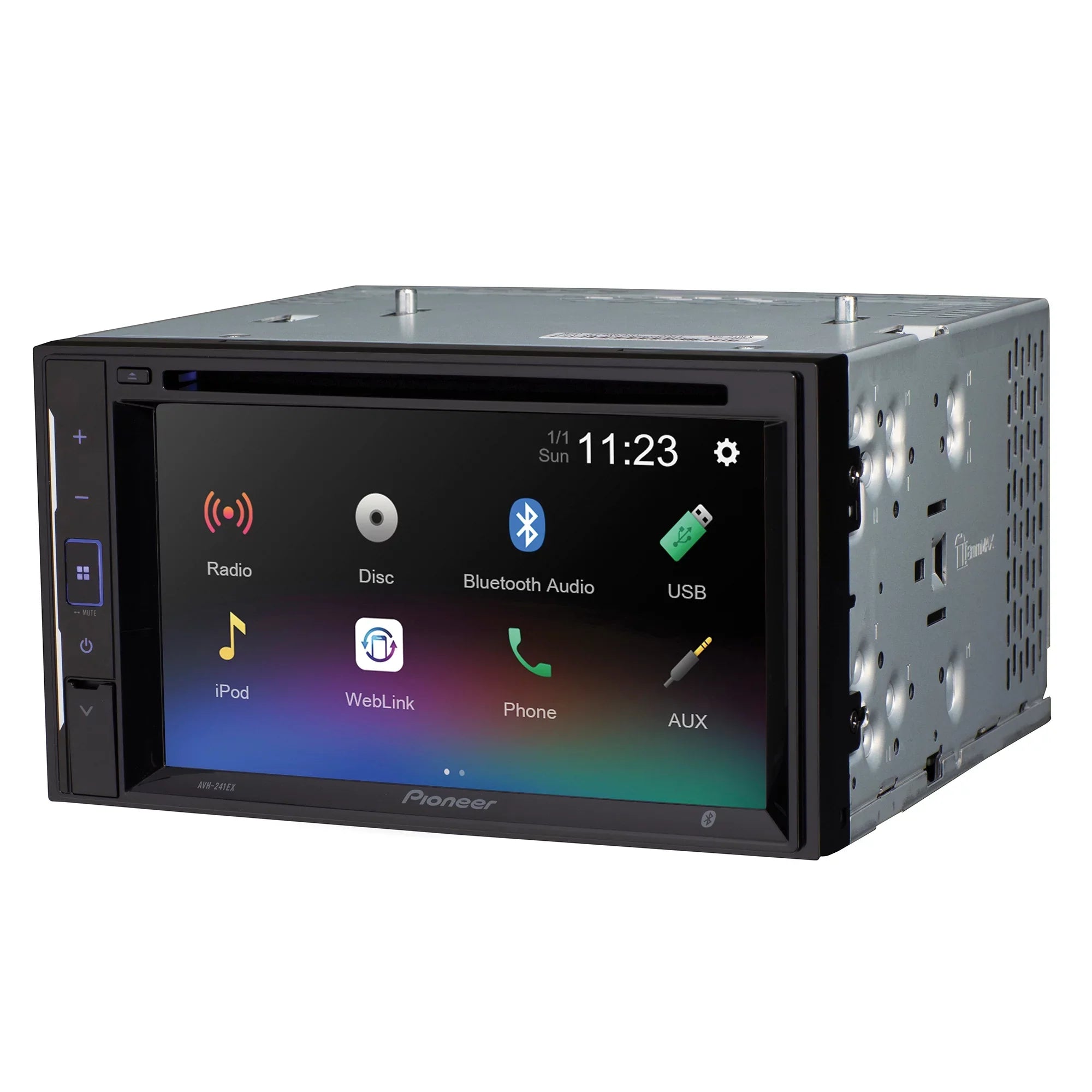 Pioneer 6.2 inch Resistive Panel Back Up Camera Ready - DVD Receiver - Black
