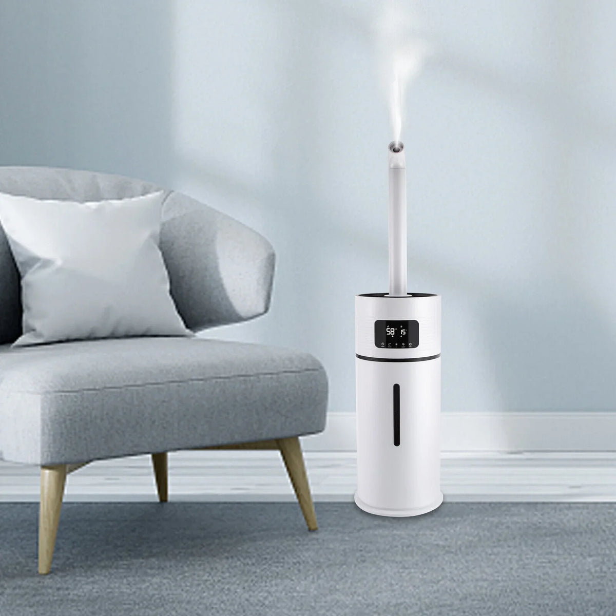 DENEST 4 Gal Commercial Large Humidifiers Style Industrial 360° Humidifier Whole-House