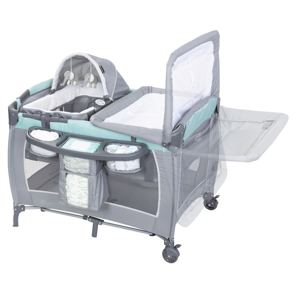Baby Trend Lil Snooze Deluxe III, Cozy Mint