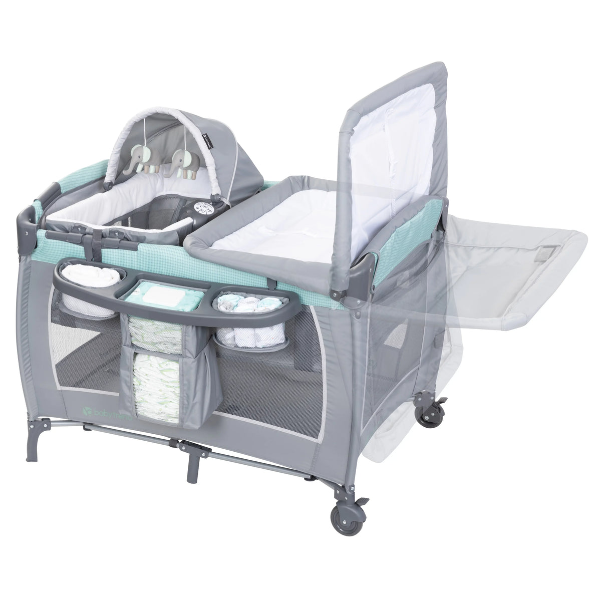 Baby Trend Lil Snooze Deluxe III, Cozy Mint