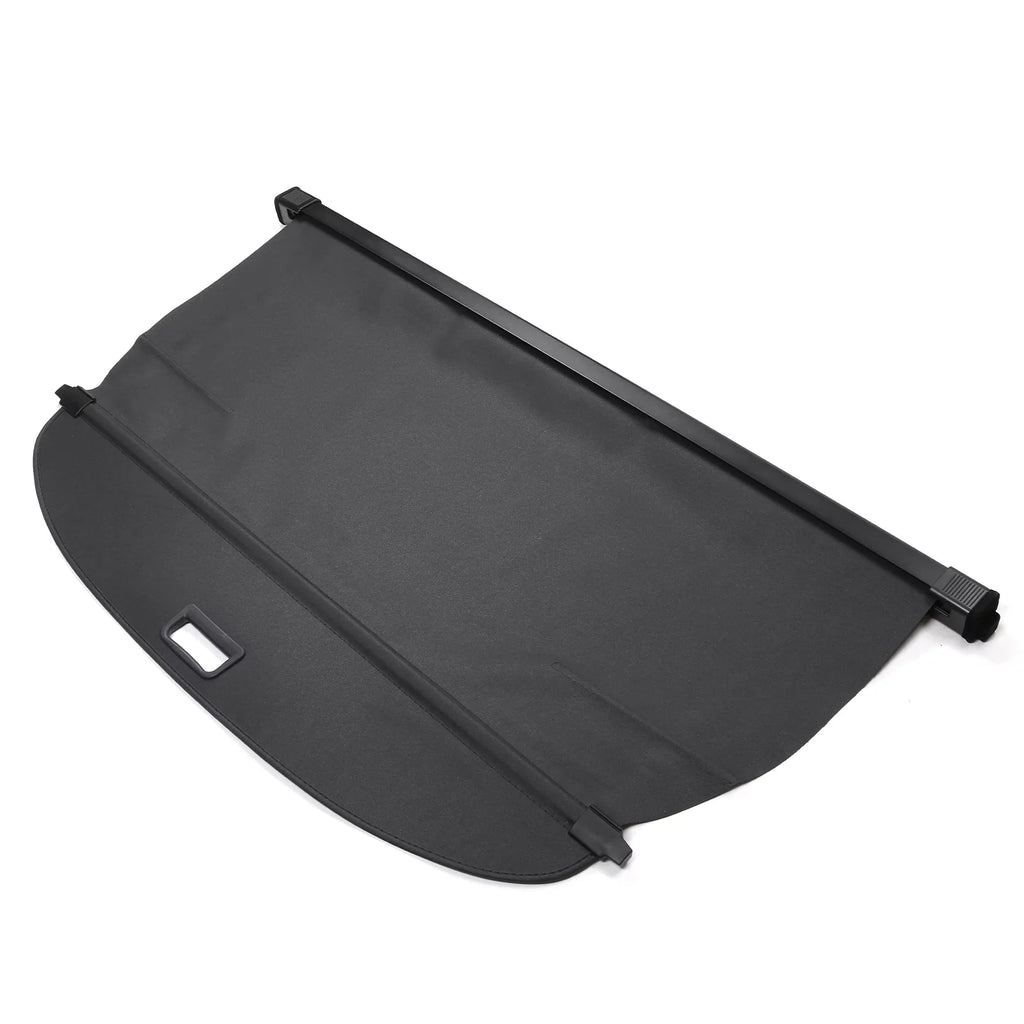 Ikon Motorsports Cargo Cover Compatible With 2021-2023 Nissan Rogue All Models PVC & Aluminum Rod Black Security Rear Trunk Cover Security Retractable Shield