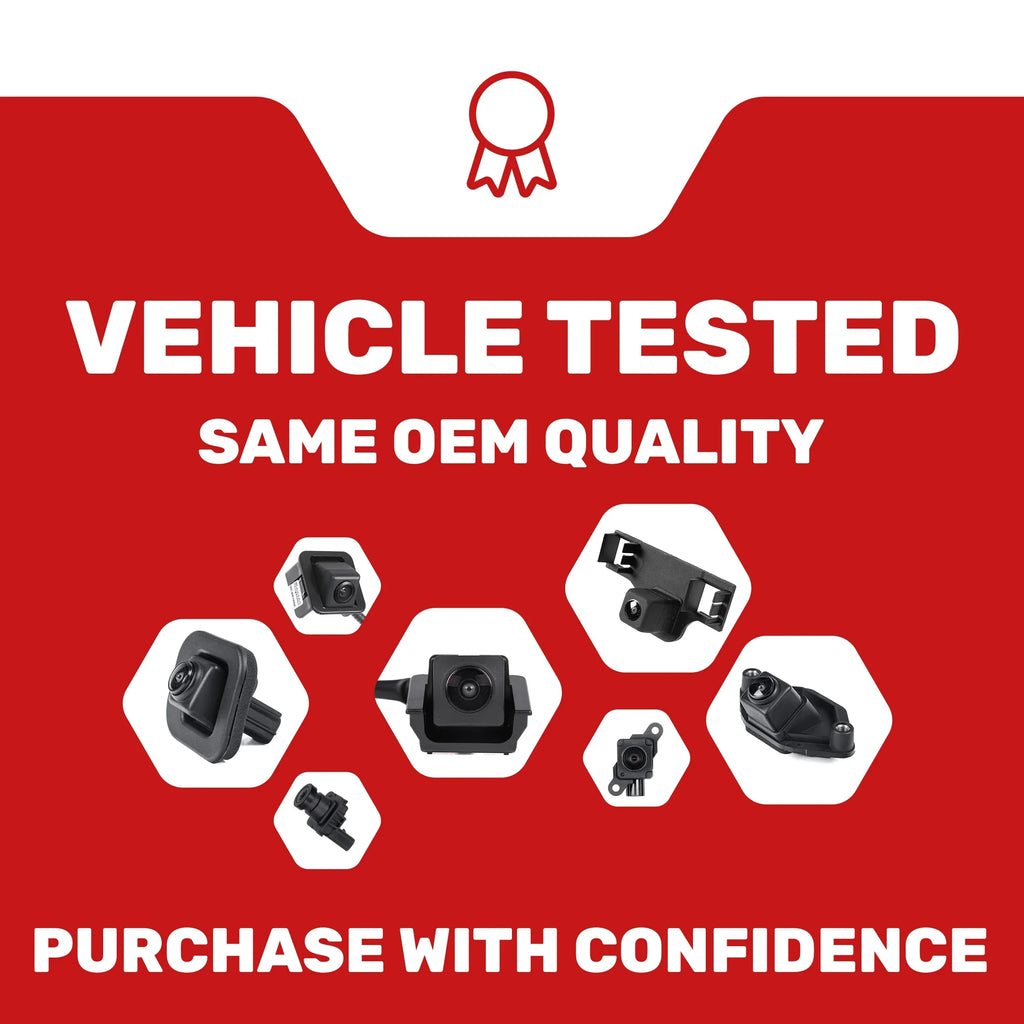 Master Tailgaters Replacement for Dodge Durango (2016-2020) Rear View Backup Camera OE Part # 68274730AB, 68274730AC, 68319923AA, 68319923AB, 68367610AA, 68367610AB