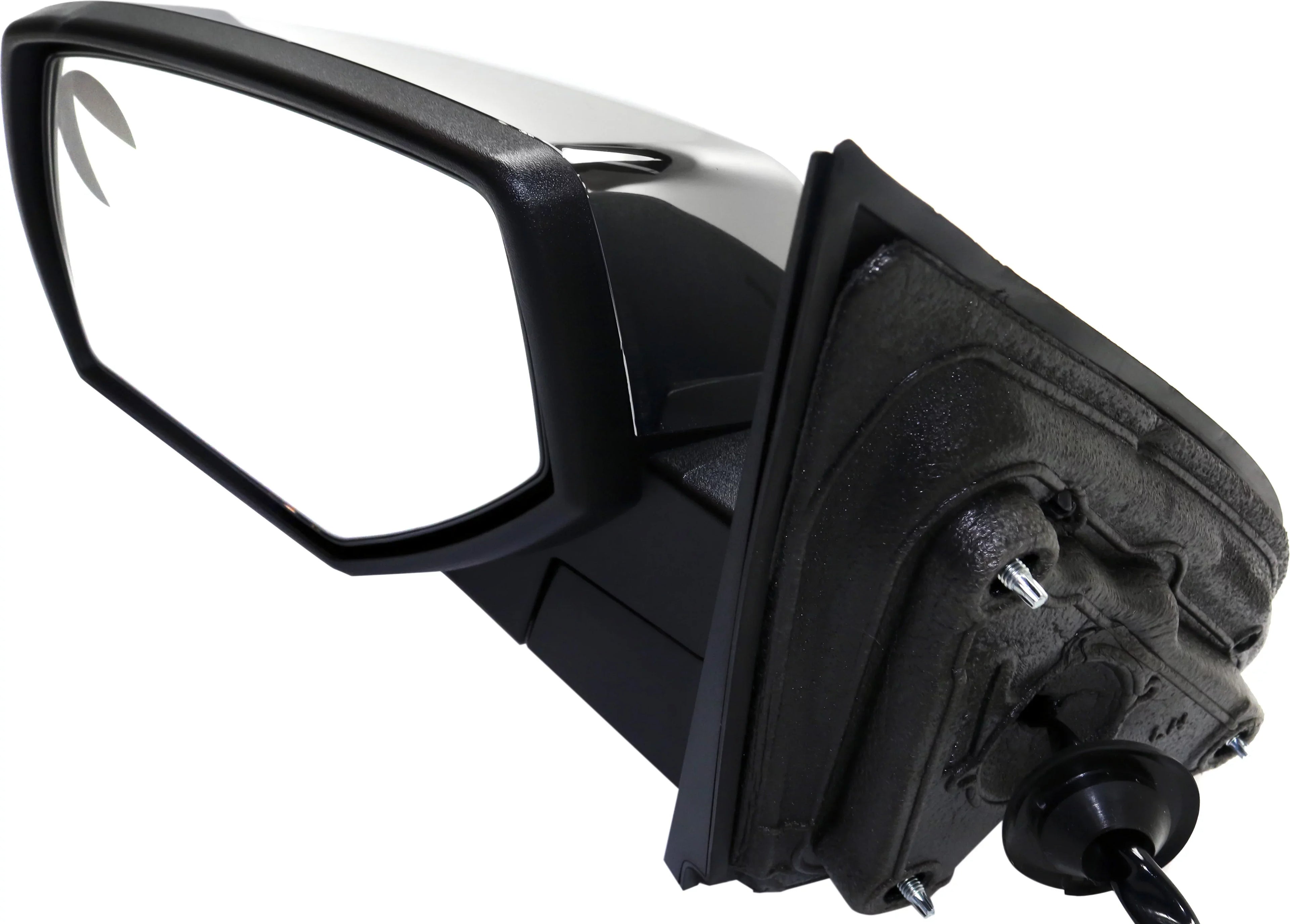 Mirror Compatible With 2015-2018 GMC Sierra 2500 HD Chevrolet Silverado 3500 Left Driver Side Heated Chrome Kool-Vue