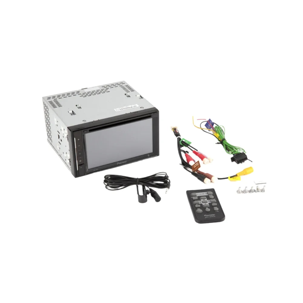 KIT4858 Bundle for 2003-2006 Chevrolet Suburban W/ Pioneer AVH-241EX Double DIN Car Stereo with Bluetooth/Backup Camera/Installation Kit/in-Dash DVD/CD AM/FM 6.2" Display Digital Media Receiver