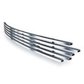 APS Premium Stainless Steel Silver Horizontal Billet Grille Compatible with Toyota Tacoma 2012-2015 Lower Bumper N19-C83966T