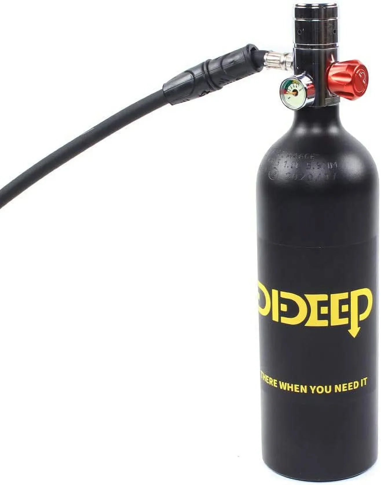 FETCOI 1L DIDEEP E-S400B Diving Tank Equipment Mini Scuba Cylinder Refill by High Pressure Air Pump Refill Adapter for Underwater Diving Breathe Training