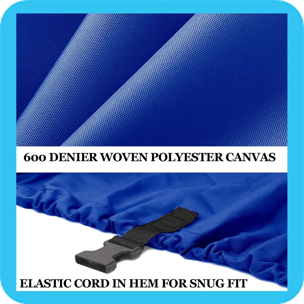 BLUE, GREAT QUALITY BOAT COVER Compatible for Lund 2100V Baron Grand Sport 1993 1994 1995