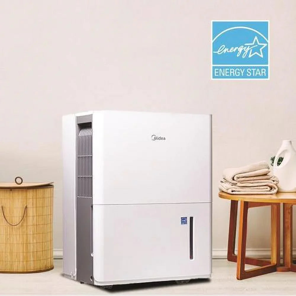 Restored Midea 22-Pint Energy Star Smart Dry Dehumidifier (Refurbished)