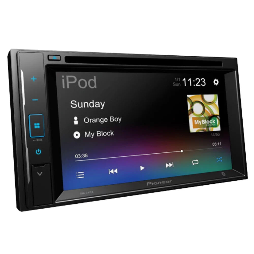 KIT4858 Bundle for 2003-2006 Chevrolet Suburban W/ Pioneer AVH-241EX Double DIN Car Stereo with Bluetooth/Backup Camera/Installation Kit/in-Dash DVD/CD AM/FM 6.2" Display Digital Media Receiver