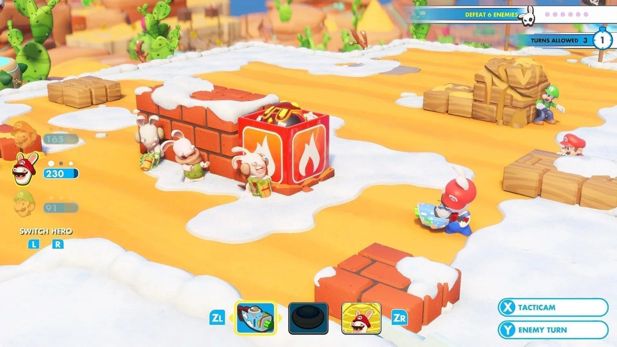 Pre-Owned Mario + Rabbids Kingdom Battle - Nintendo Switch Standard Edition