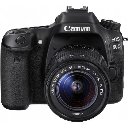 Canon EOS 80D DSLR Camera Intermediate Bundle with 18-55mm Lens+24.2MP APS-C CMOS sensor and DIGIC 6 image processor