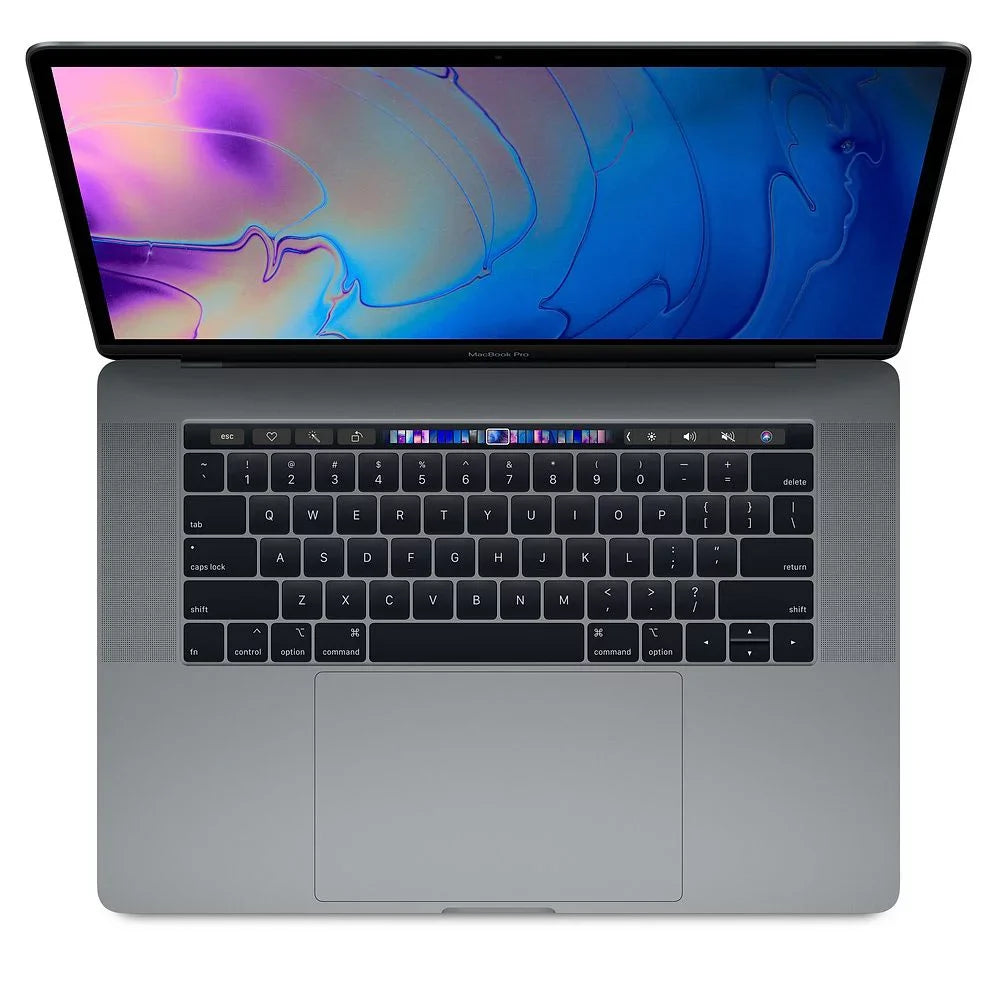 Apple A Grade Macbook Pro 15.4-inch (Retina, Space Gray, Touch Bar) 2.9Ghz Central Unit i9 (Mid 2018) MR942LL/A 64GB Solid State Drive 32GB Memory 2880x1800 Display Mac OS Sierra Power Adapter Included