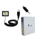 Gomadic High Capacity Rechargeable External Power Unit Pack suitable for the Garmin Nuvi 30 - Portable Charger with TipExchange Technology