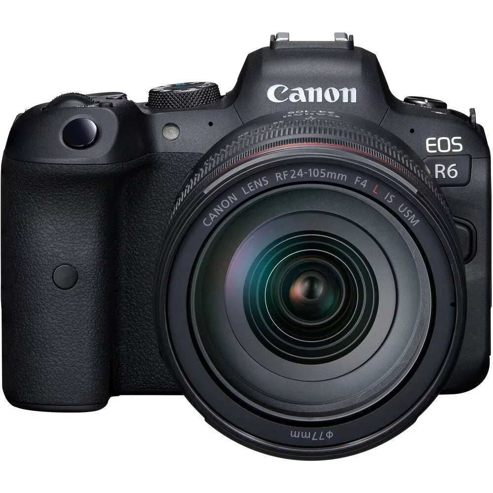 Canon EOS R6 Mirrorless Camera with 24-105mm f/4L Lens (4082C012) + More
