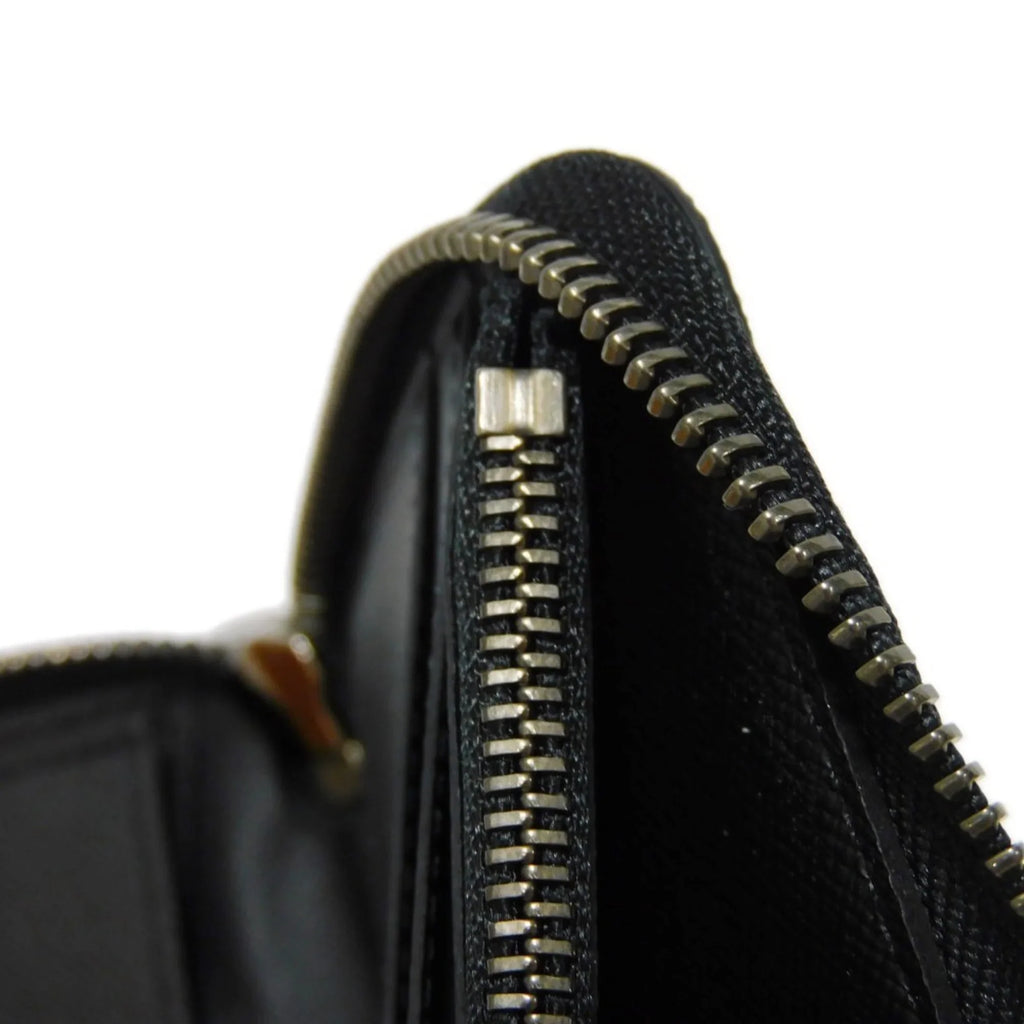 Pre-Owned LOUIS VUITTON Long Wallet Zippy Vertical LV Logo Round Zipper Random Access Memory Eclipse Noir M62295 Men's Billfold (Good)