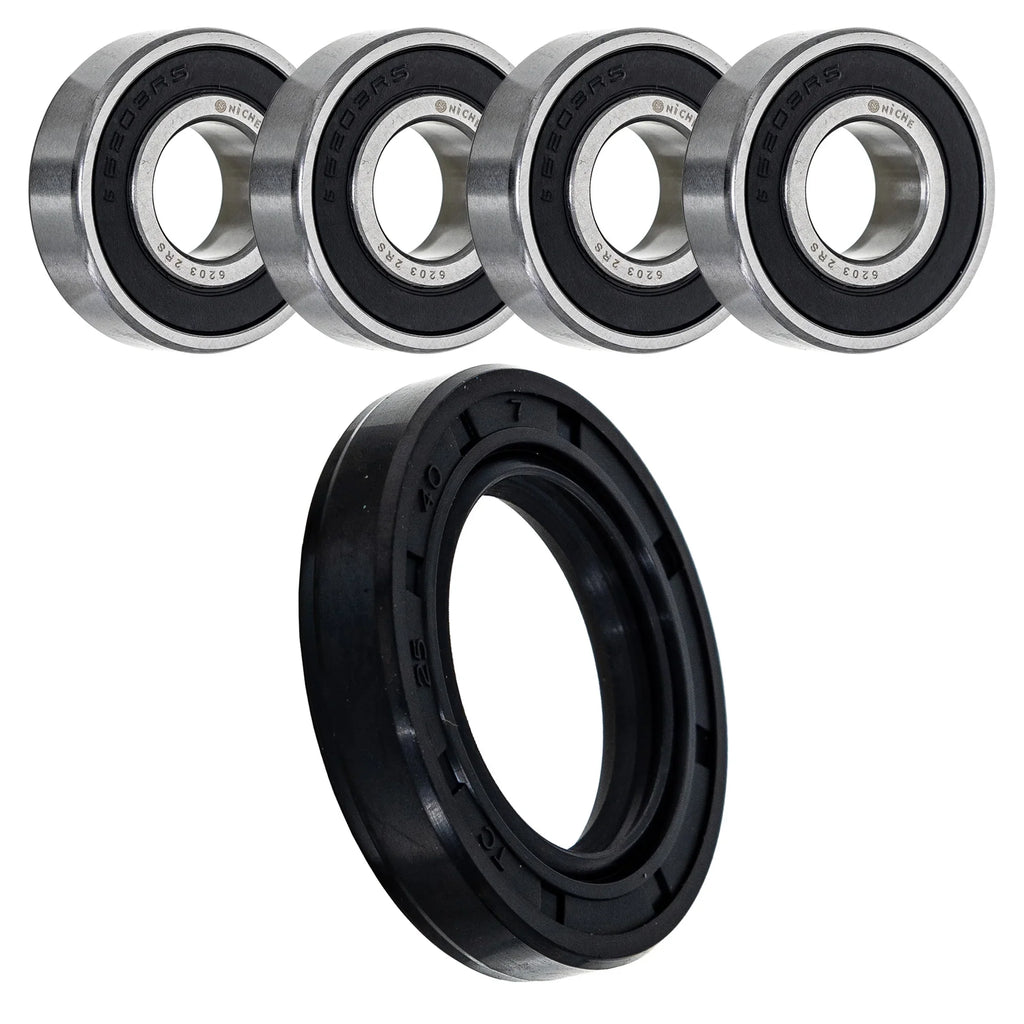 Niche Wheel Bearing Seal Kit for Yamaha IT250 TT500 SR500 6203-2RS MK1009125