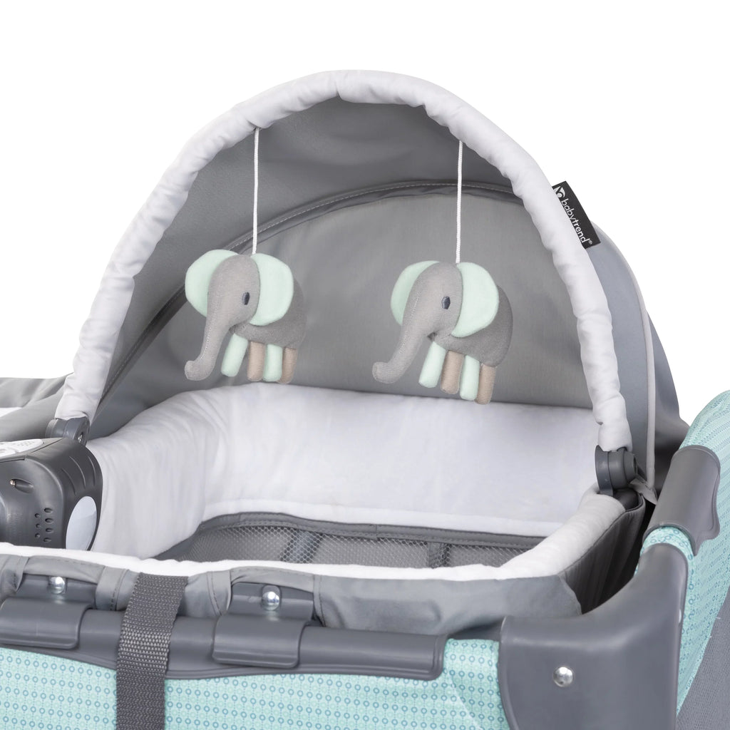 Baby Trend Lil Snooze Deluxe III, Cozy Mint