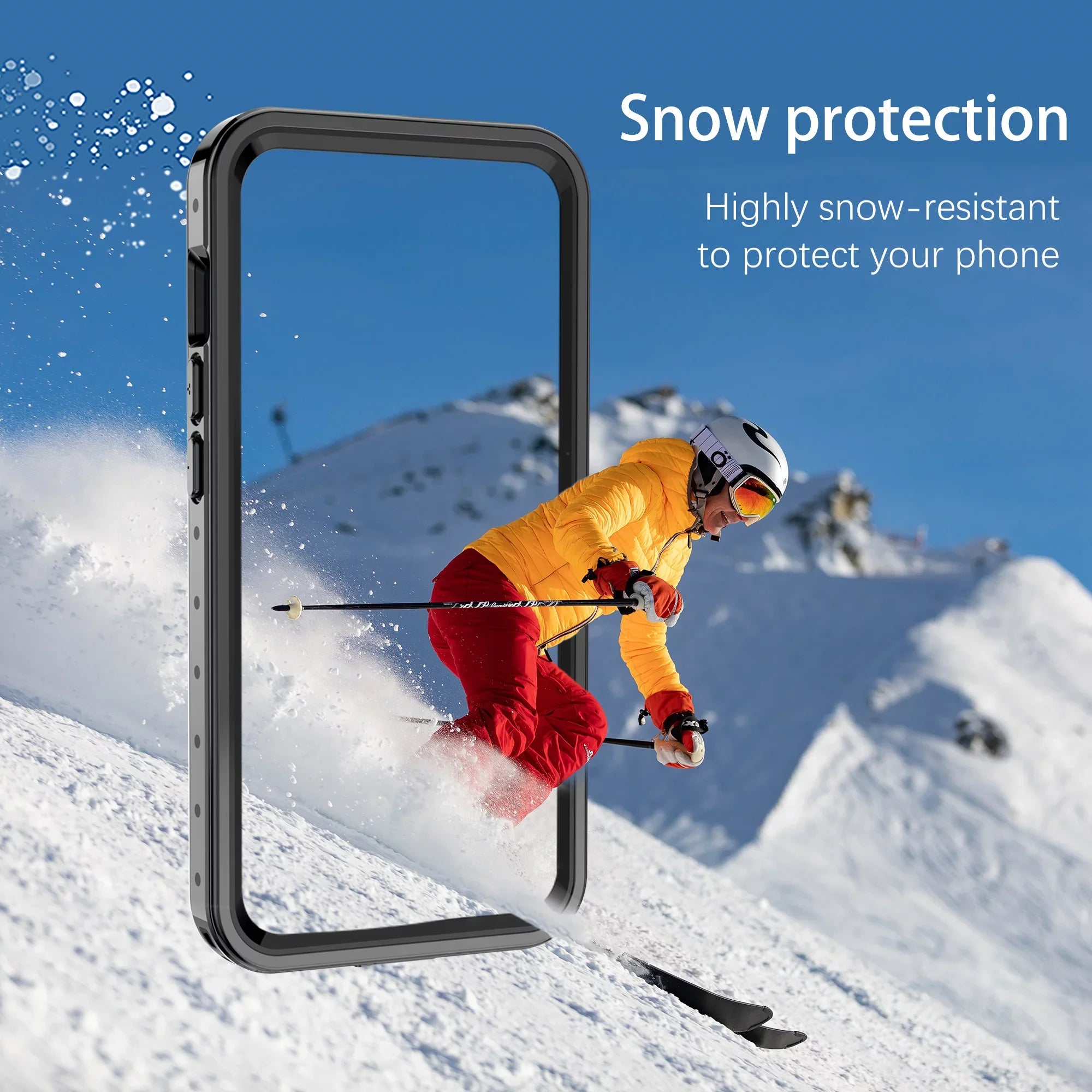 SaniMore for iPhone 14 Pro Max 6.7" 2022 Case with Built-in Display Protector Dustproof Strong Drop Resistant Full Body Protective Waterproof Cover for iPhone 14 Por Max 6.7 2022, Clear