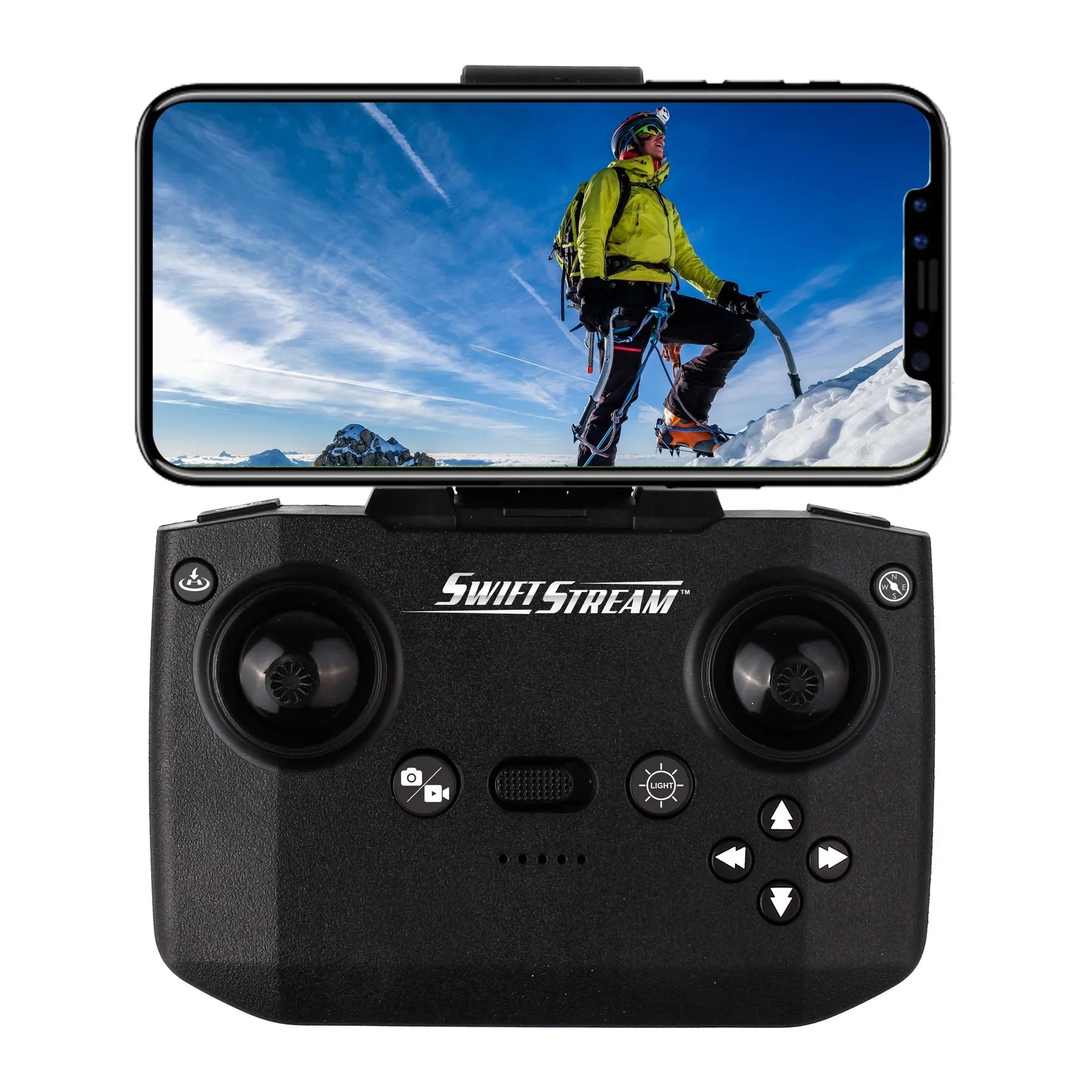 Swift Stream High Performance RC Z-53 Wi-Fi Camera Drone, 360° Aerial Stunts & Flight Stabilization