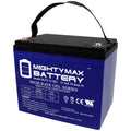12V 75AH GEL Cell Replacement for Quantum Q6000Z,Pediatric, R-4000