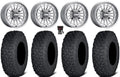 MetalFX Delta Contrast Cut 15" Wheels Gm 32" Coyote Tires Polaris RZR XP 1000 / PRO XP / Ranger XP 900/1000