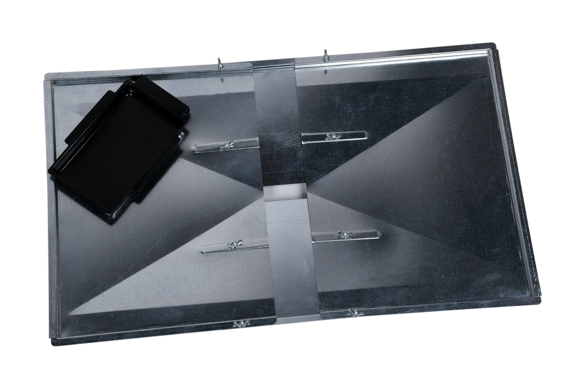 Replacement Grease Tray Set for Bbq Grill Models from Nexgrill, Dyna Glo, and Others (Length 24.5" to 27", Width 15.5")