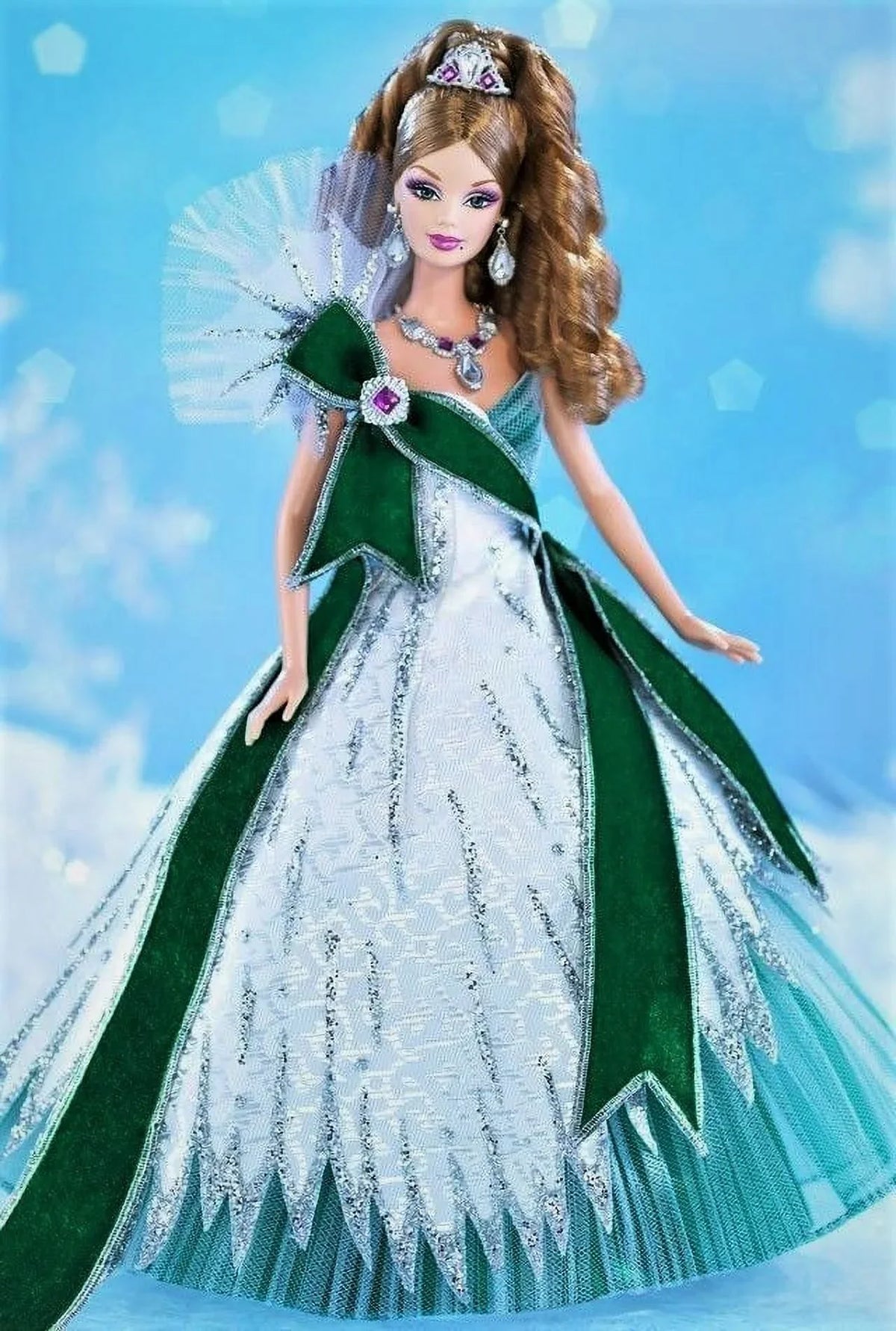 2005 Holiday Emerald Barbie Doll by Bob Mackie Mattel H8583