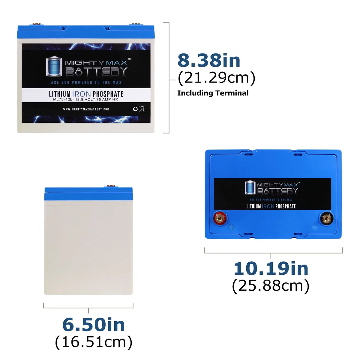 12V 75AH Lithium Cell Replacement for Quantum R-4000