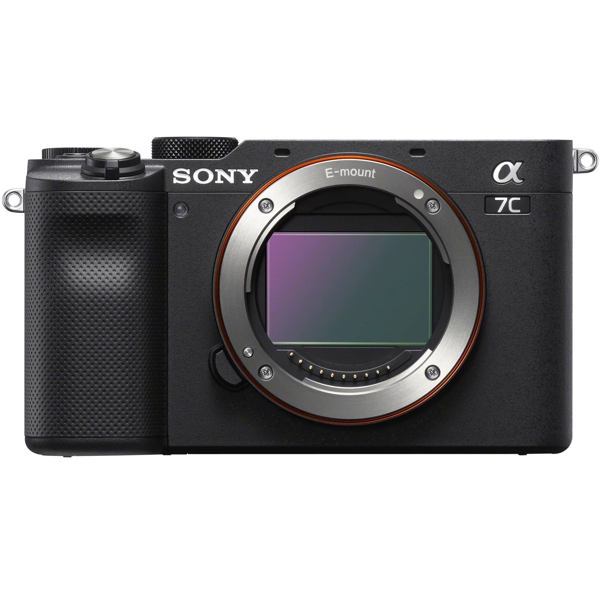 Sony a7C Mirrorless Full Random Access Memory Camera Body with Sony FE 24mm F2.8 G Compact Lens SEL24F28G Black ILCE7C/B Bundle with Deco Gear Photography Backpack Case + Microphone + LED + Monopod and Accessories