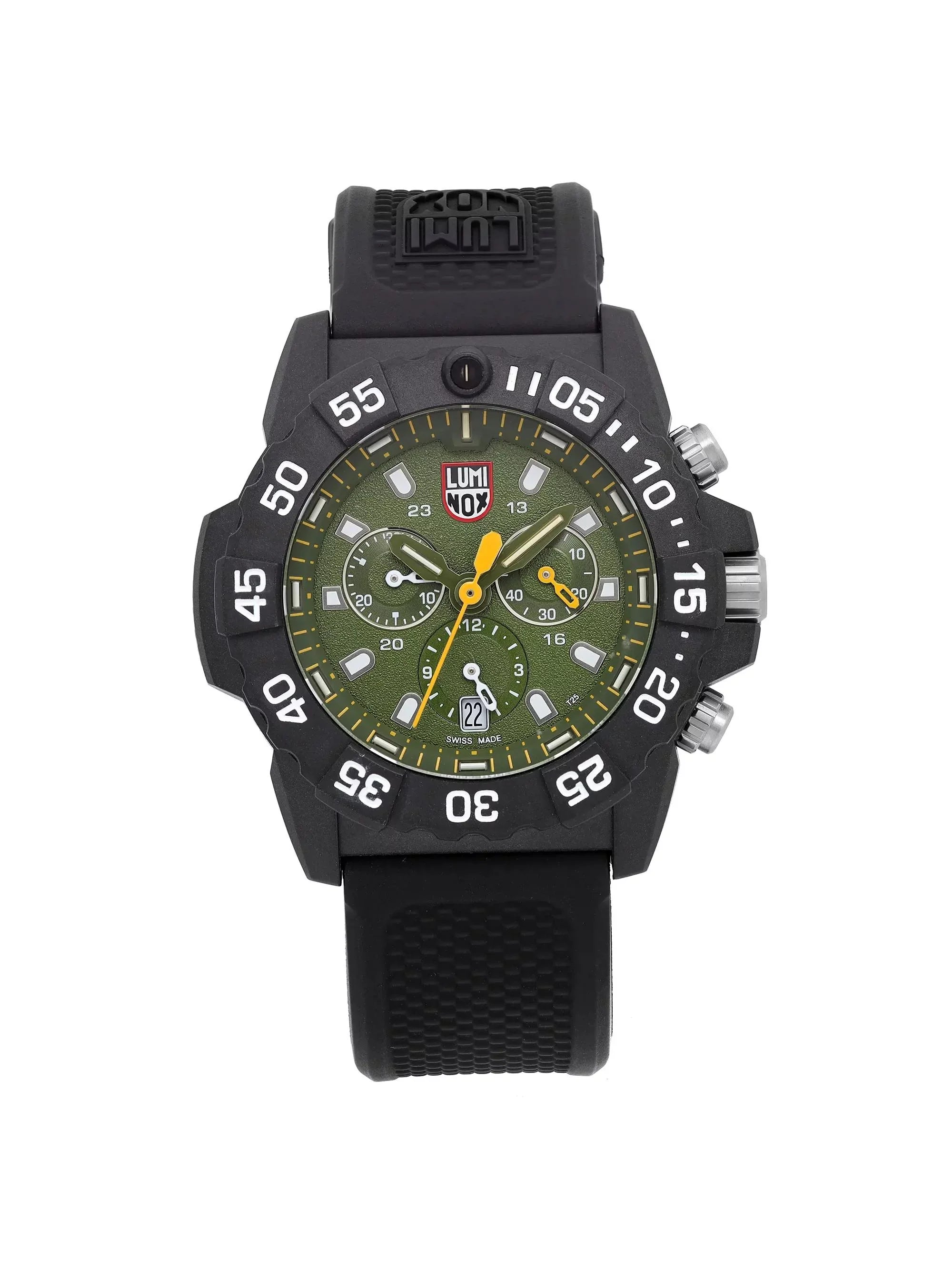 Luminox Navy Seal Chronograph Carbon 45mm Green Dial Mens Quartz Watch XS.3597