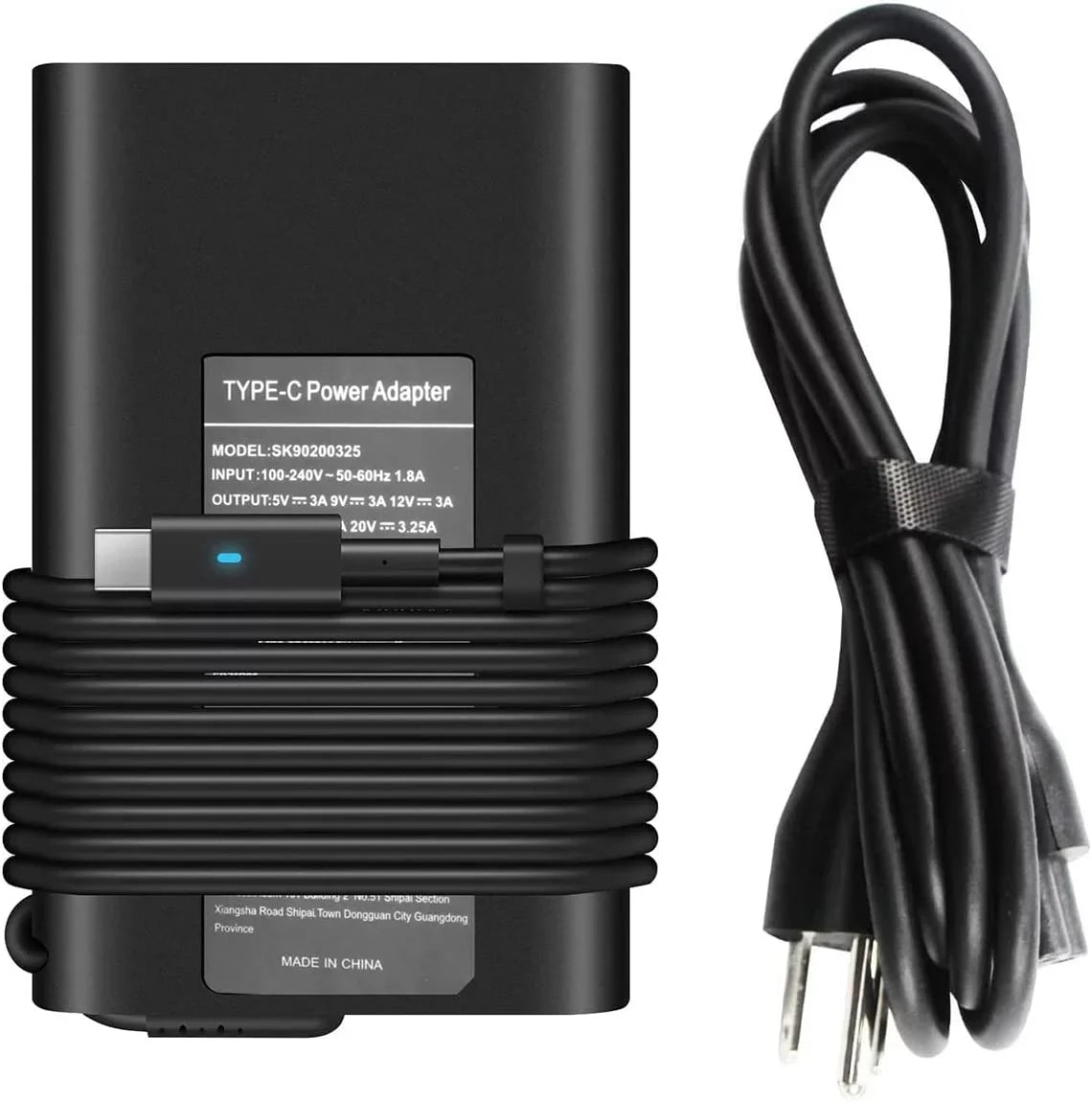 65W USB C Type C Adapter Charger for 5520 5420 5290 5285 5179 5480 5400 5310 5320 7420 7410 7370