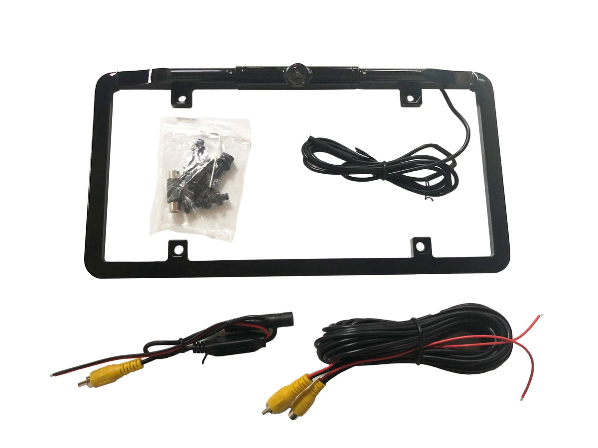 BOYO VTL375HD - Ultra Slim Random Access Memory License Plate HD Backup Camera (Black)
