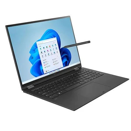 Memory 16" WQXGA 2-In-1 Monitor Notebook Computer, Evo Processor i7-1260P 2.1GHz, 16GB Memory 2TB Solid State Drive Windows 11 Home, Obsidian Black