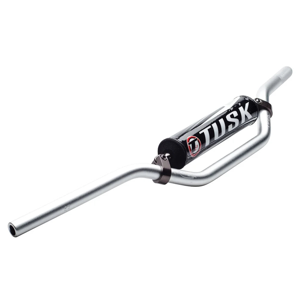 Tusk T-10 Aluminum 7/8" Handlebar RM Mini Bend Silver For LEM LX3 2000