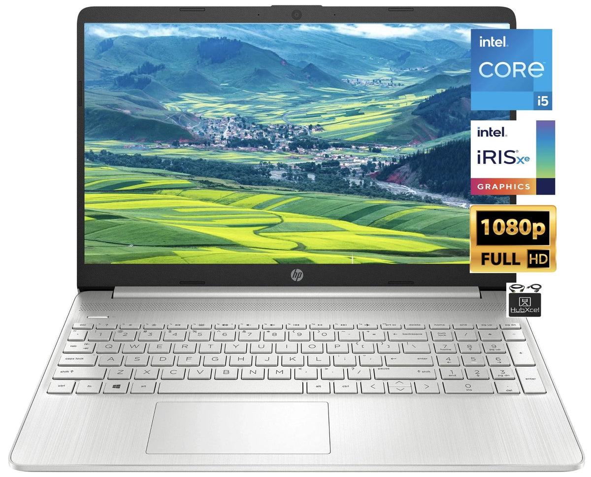 HP 2023 Pavilion 15.6’’ FHD Panel , Quad Heart -1135G7 (Upto 4.2GHz), 8GB Random Access Memory 512GB Solid Storage Iris Xe Graphics HD Webcam, WiFi 6, Bluetooth, Long Hour Power Unit Windows 11+HubxcelAccessory