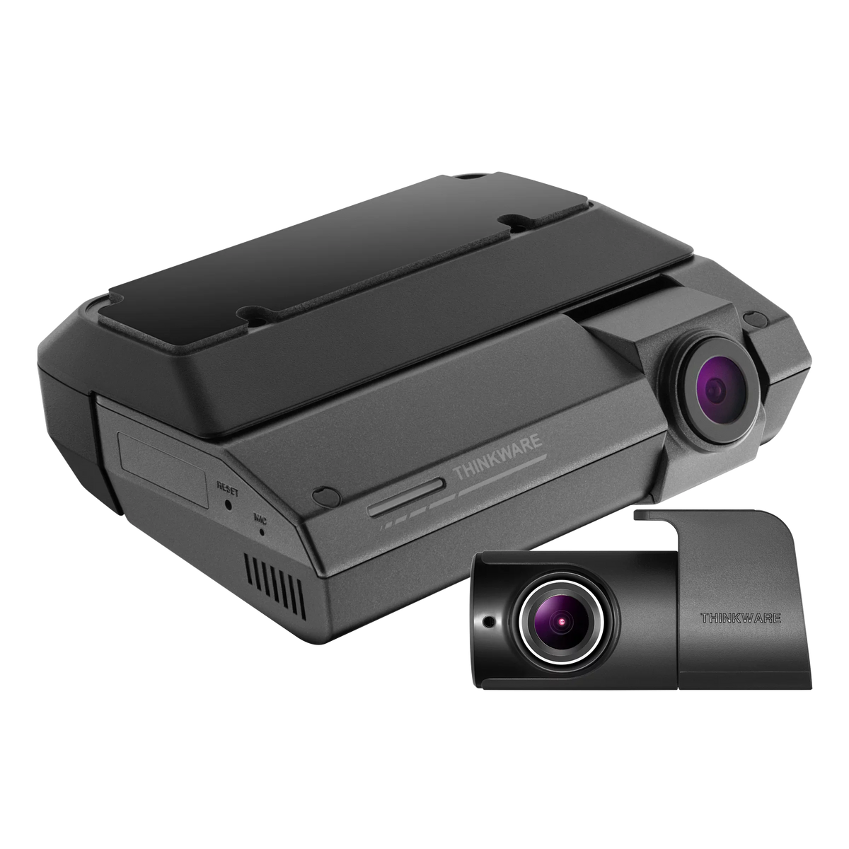 Thinkware F790 Channel Dash Cam with Full HD 1080p, Front and Rear Cam, Band WiFi, Built-in GPS, Parking Mode, Night Vision, Thinkware Plugin Mount and Ambarella Central Unit CPU