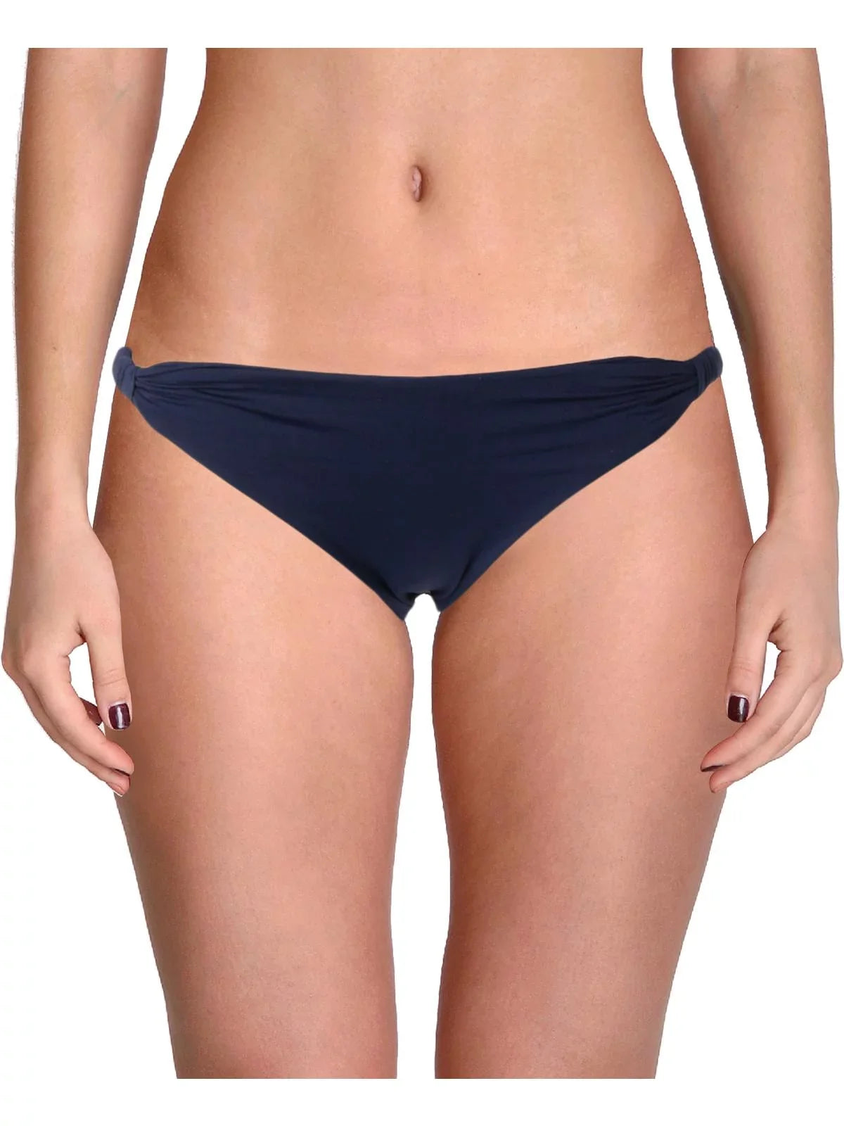 L Space Womens Sundrop Bikini Hipster Swim Bottom Separates Navy M