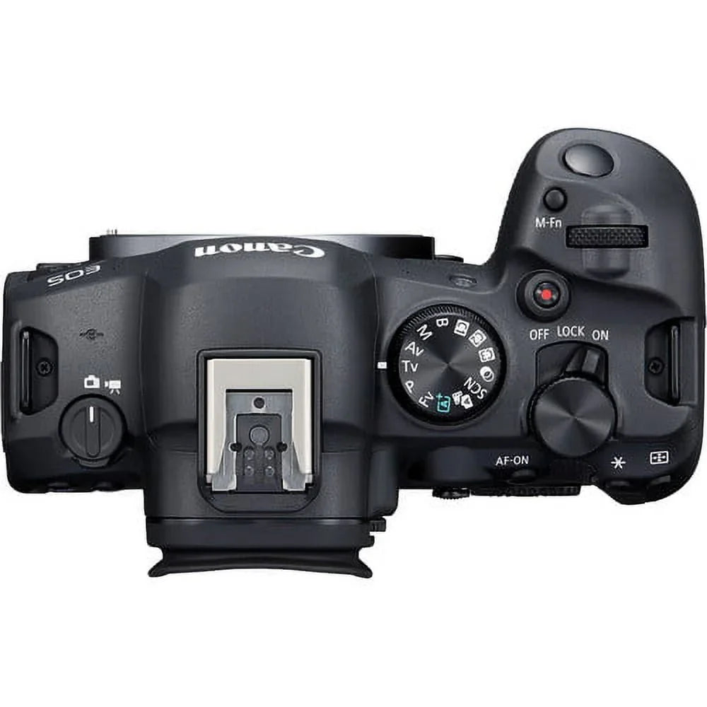 Canon EOS R6 Mark II Mirrorless Camera (5666C002) + Canon RF 24-70mm Lens + 64GB Memory Card + Case + Processor Photo Software + 2 x LPE6 Power Unit + External Charger + Card Reader + More