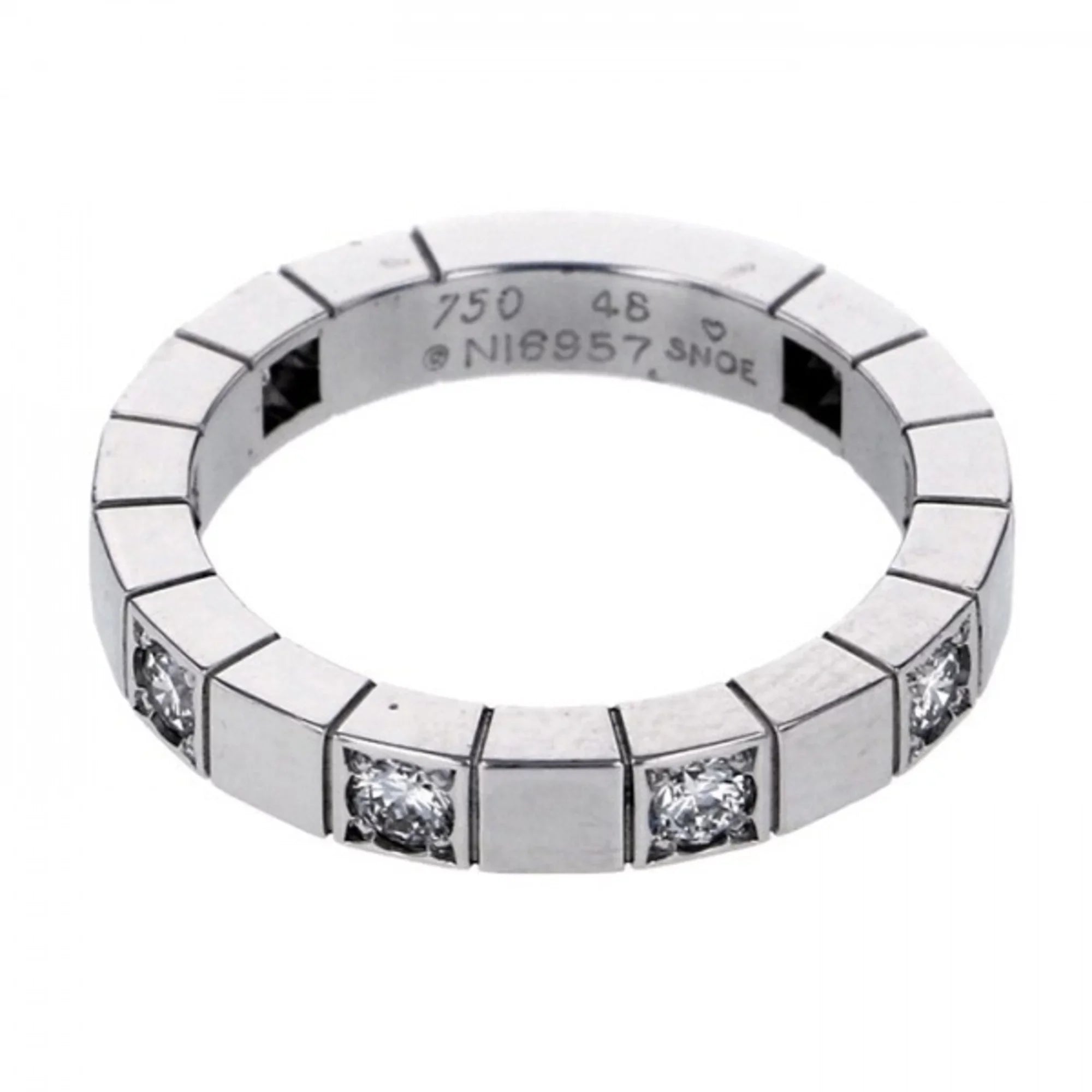 Pre-Owned Cartier Raniere Ring K18WG White Gold (Good)