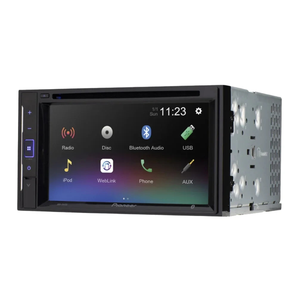 KIT4858 Bundle for 2003-2006 Chevrolet Suburban W/ Pioneer AVH-241EX Double DIN Car Stereo with Bluetooth/Backup Camera/Installation Kit/in-Dash DVD/CD AM/FM 6.2" Display Digital Media Receiver