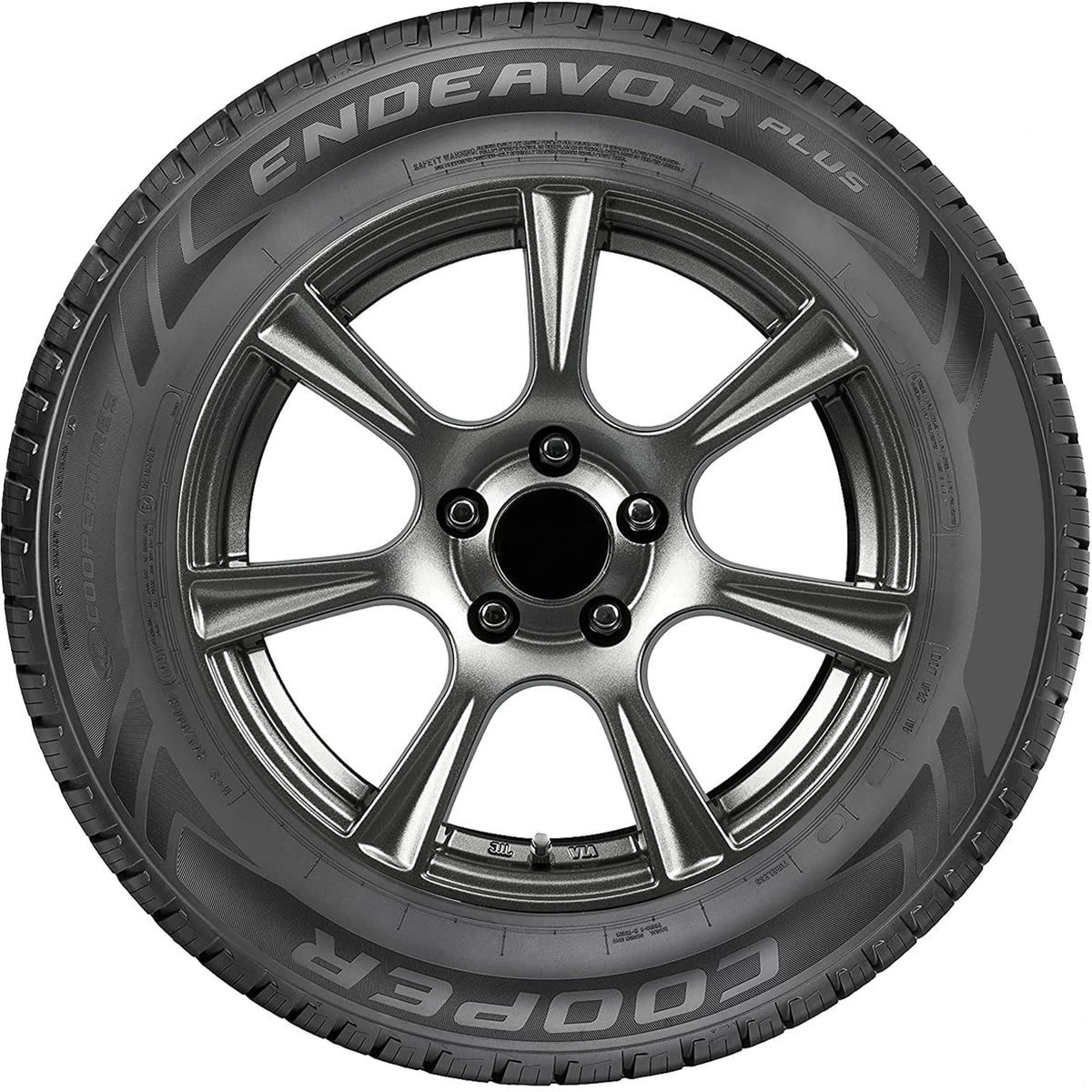 Pair of 2 (TWO) Cooper Endeavor Plus 255/60R19 109H AS A/S All Season Tires Fits: 2010 Buick Enclave CXL, 2021 Lincoln Aviator Base