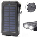500000mAh USB External Solar Power Bank LED Power Unit Charger for Cell Phone