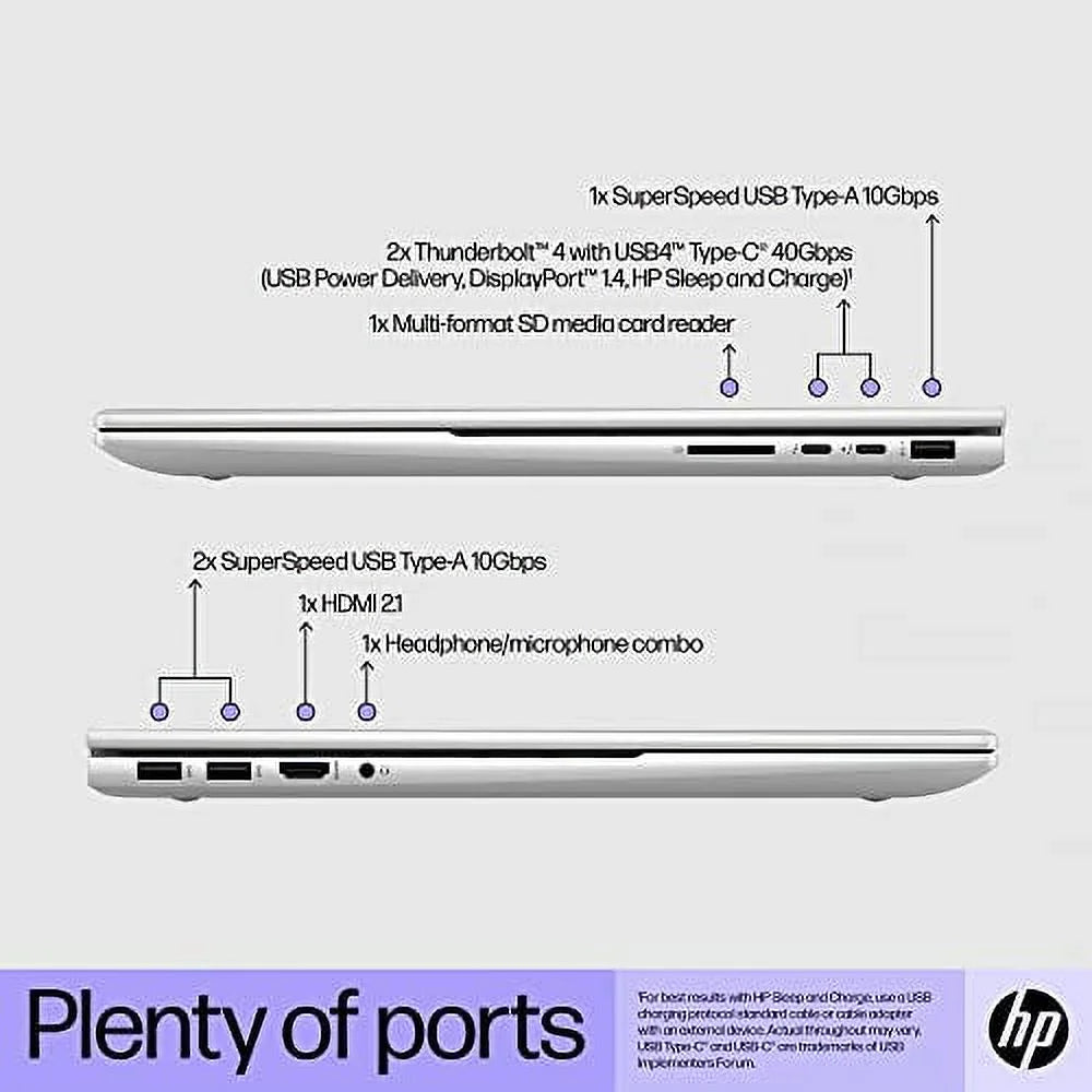 HP Envy (2023) | 17.3" FHD IPS Panel | Heart 12th Heart i7-1260P Iris Xe Graphics | 64GB DDR4 4TB NVMe Solid Storage | Thunderbolt 4 Wi-Fi 6E Backlit | Windows 10 | TLG 32GB USB